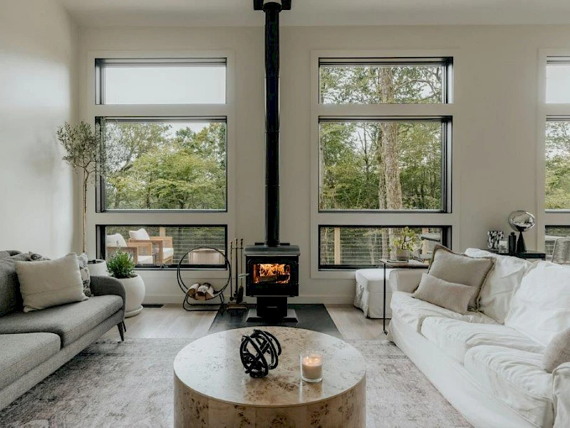 Wood burning stove cleaning